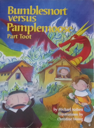 The cover of Bumblesnort versus Pamplemoose: Part Toot by Michael Kellett.