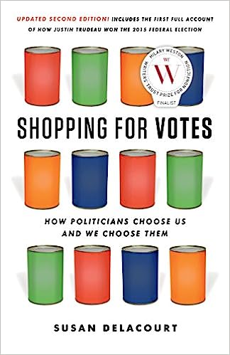 The cover of Shopping for Votes by Susan Delacourt